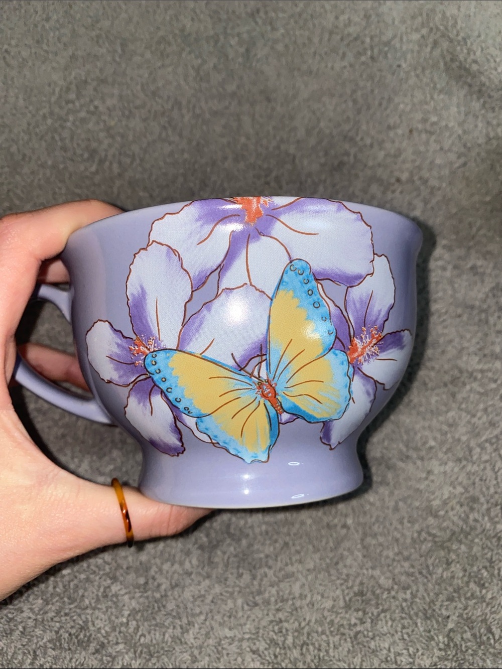 🪼Adorable lilac purple with flowers and butterflies with Ariel! - Picture 3 of 6